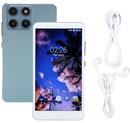 Xiuganpo MP4 Player, 5.0 Inch HD Touch Screen, 16GB ROM 2GB RAM Octa Core MTK Chip, with Bluetooth WiFi Audible Music, for Music Movies Photos (16+64GB Expandable)