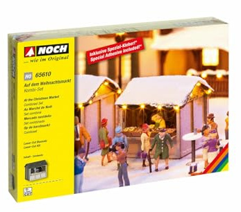 Noch H0 65610 Kombi-Set Auf dem Weihnachtsmarkt