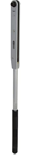 KS Tools 516.3555 1 Kurzweg-Drehmomentschlüssel, 500-2000Nm, Matt Verchromt