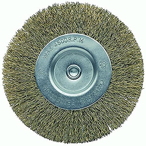 Bellota Spazzola Bricolage Circolare Acciaio Ottonato Filo Ondulato