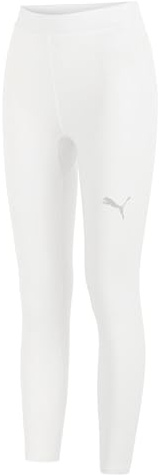 PUMA Erwachsene Liga Baselayer Long Tight Hose, White, M