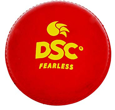 DSC Balle de Cricket en Cuir Synthétique Wobble (Rouge)