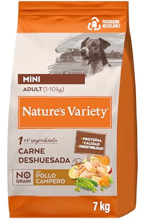 Nature's Variety No Grain Croquettes pour Chiens Adultes Mini - Poulet - 7kg