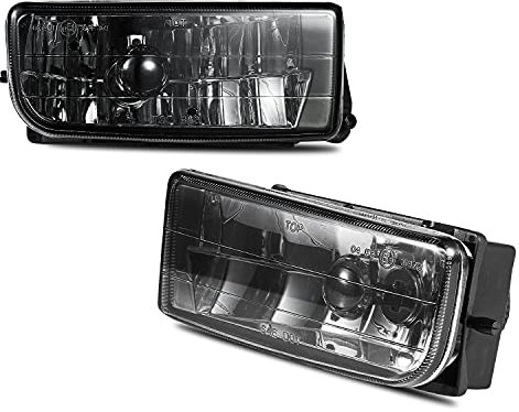 WISGOL Faros antiniebla para 3 Series(HB/SDN/WGN)(E36) 09/1990-08/2000 3 Series (CPE/CONV) (E36) 10/1991-11/1999 un par Luces de (humo)