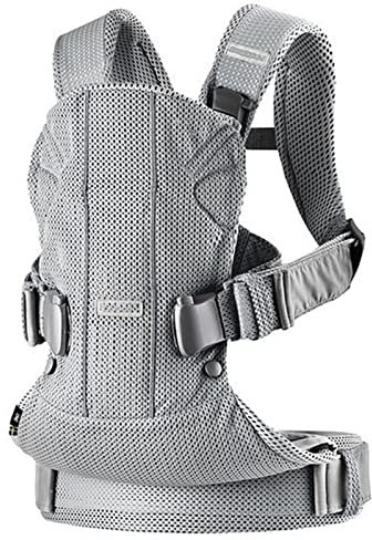 WPHH Babytrage, Ergonomisches Babytragetuch, Atmungsaktives Mesh Rücken Vorderseite Kindertrage Für Babyreisen 0-36 Monate,Light Gray