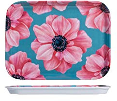 H&H Surreal Spring Vassoio in Melamina Rettangolare, 25x19cm