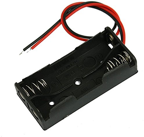 VENOAL R Support de batterie en plastique noir 2 x 1,5 V AAA