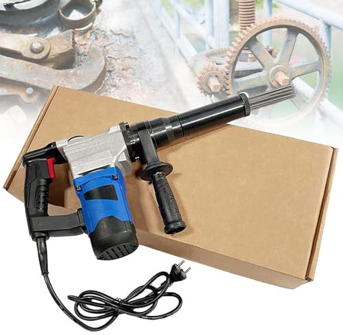 Oiyekntd Pistola Eléctrica Desoxidante de Aguja, 1100w Alta Potencia Industrial de Mano de Agujas de Limpieza de óxido de eliminación de la máquina, la máquina de eliminación de óxido de Limpieza