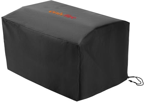 Onlyfire Grillabdeckung, Grill Abdeckhaube für Meisten 2-3 Brenner Gasgrills, BBQ Abdeckung Cover mit Kordelzug Stoppern, 600D Oxford, Gasgrill Grillhaube Wetterfest, 65×43×35 cm