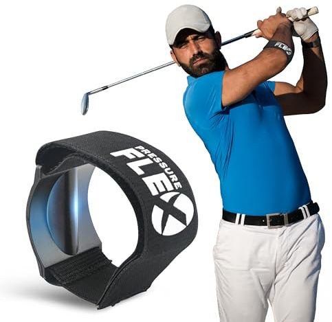 Tennis Elbow Brace for Men - Golfers Elbow Brace for Men, Forearm Compression Tendonitis Relief Arm Band, Adjustable Strap with Pressure Ridge Bar, Forearm Support Strap for Quick Recovery