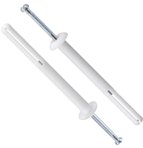 Wensilon 1/4x3Plastic Hammer Drive Nail in Anchor (100 per Box) Cement hammering Anchors