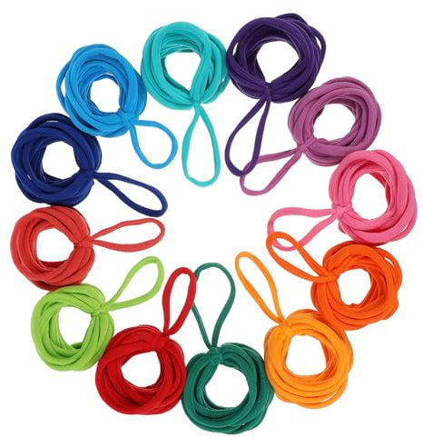 KONTONTY Webstuhl-nachfüllung Für Kinder Mehrfarbig Elastische Topflappen-sets Zum Basteln Bieten Lebendige Farben Und Stundenlangen Spaß