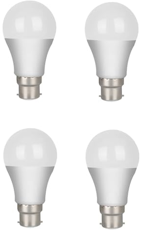LED Bulbs B22 A19 A60 5w-18w Equivalent 40W-150w Lighting Energy Saving 85v-265v 500-1800 Lm Home Indoor Bulbs(B22 7W Warm White 3000K,4cps)