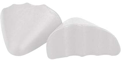 Cargas de cojín de dedo del pie, 1 par de protectores de Pu Foam Inserts, inserciones de zapatos cojín de dedo para botas, zapatos planos, mocasines, tacones altos, zapatos de cuero