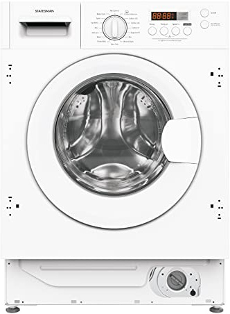 Statesman BIW10814 Integrated Washing Machine 1400rpm, 8kg Load Capacity, Front Load, 24 Hour Delay Timer