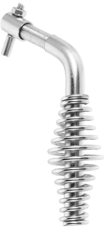 Amosfun Mango de metal para estufas de chimenea y caldera de calefacción, resistente al calor, mango de puerta de repuesto con fácil montaje, asiento universal para salón y cocina