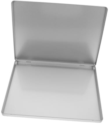 SHINEOFI Boîte de Rangement pour Documents Fer avec Couvercle Capacité Spacieuse Portable pour Organisation Bureau Photos et Reçus Protection Fiable