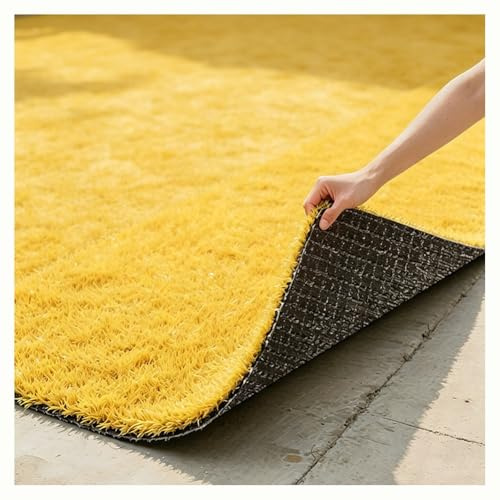 pujindu Artificial Grass Rug, 1.18 Thick Decorative Synthetic Turf, Outdoor Carpet With Drainage Holes For Patio, Balcony, Porch(31x118IN)