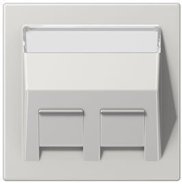 Jung ls569 30bfpllg – Steckdosenelement Steckdosenleiste Anmeldung für Adapter 30 ° hellgrau
