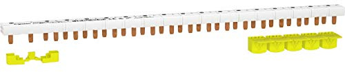 Schneider Electric - Resi9 - peigne monobloc - 1P+N - 63A - 18 modules - cache dents 5M - R9PXH218