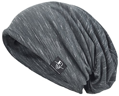 VECRY Homme Bonnet Slouch Beanie Hollow Thin Été Cap Skullcap (Multi-Gris)