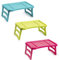 PLASTIC FORTE Plateau avec Pieds Table Pliable pour Petit Déjeuner ou Repas dans le Lit 51 x 33 cm Taille unique, Couleurs Assorties