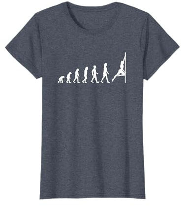 Evolution Pole Dance Poledance Stangentanz Geschenk Tänzer T-Shirt