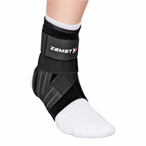 Zamst A1 Ankle - Cavigliera regolabile per distorsioni moderate (fino a Grado II) e instabilità cronica - Tutore caviglia con vestibilità anatomica - Ideale per lo sport Destra, M