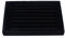 Vassoio per Display ad Anello in Velluto, Porta Gioie da Cassetto Anelli Vassoi Spilla Organizer Gioielli Espositore Scatola Organizzatori Portagioie Adatto Orecchini Collane Bracciale(Uno nero)