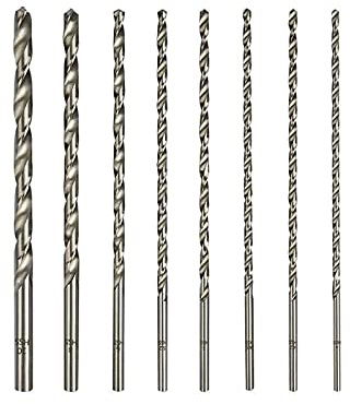1PC 2mm/3mm/4mm/5mm/6mm/7mm/8mm Length 200mm Extra Long HSS Straight Shank Drill Bit Wood Aluminum And Plastic Extended Twist Drill,1PC 3.2x200mm