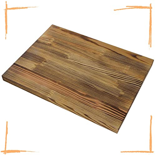 50cm Bohle Bohlenbrett für Obstkisten Weinkisten Gerüstbohle Holzplanke Holzbohle Deko-Bastel Holz aus Nadelholz Schnittholz Holzbrett Kistenbrett Wandregal Bohlenbrett *geflammt*