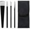 Lima del piede - Professionale set di coltelli da pedicure rimuovere i Calli di pelle Morta, Dura, Rimozione - Raschietto in Acciaio Inossidabile, Nero
