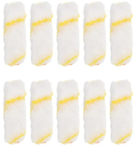 DOITOOL 10stücke Malerwalze Abdeckungen Für Wandfarben Polyester-nap Für Gleichmäßigen Farbauftrag Kompatibel Mit Wasser Und Ölbasierten Farben