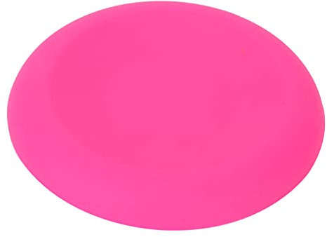 ANKROYU Coussin de Genouillère de Yoga, Tapis de Yoga Antidérapant en Silicone, Tapis de Yoga Rond Rose Épais pour Les Genoux pour L'entraînement, Le Fitness, Les Voyages, La Méditation