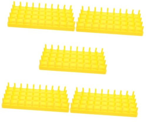 Lurrose 5pcs Hydroponic Tube Rack Stylish Plant Stand for Flower Display Minimalist Design Bright Color for Hydroponic Arrangements and Test Tubes for Decor