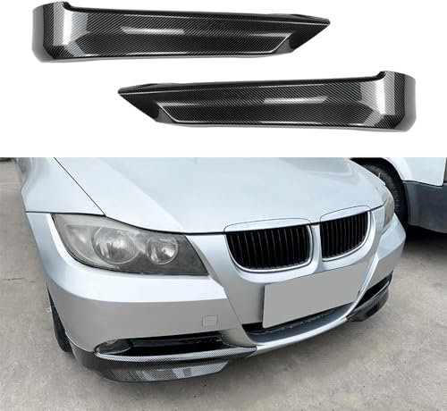 byjgs Diffusor Protector Guard für BMW 3 Series E90 E91 Early Years 318i 320i 330i 2005-2008, Frontlippe Spoiler Frontstoßstangen Lippenkörper Ersatz Frontstoßstange Lippe Splitter Trim,B