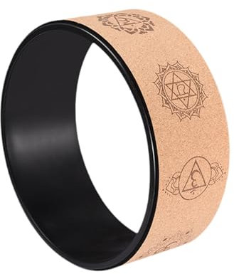 kowaku Yoga-Rad, Rückenrolle, professionelles Rückbeugen-Stretching, tragbares Rückentragegerät, Pilates-Hilfsrad für Bodybuilding und Fitnessstudio, Style B