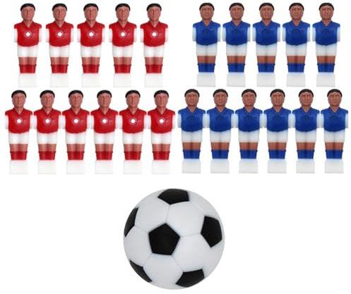 Generisch Tischfußballspieler Set, Fußballmänner Set - Harz Table Guys Fußballspieler Figuren,Kreatives Fußballpuppenzubehör für Zuhause, Schule, Wohnheim