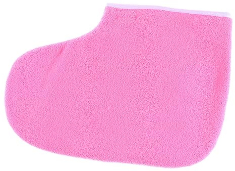 Manoplas de Cera para Spa Pies y Manos, Algodón Rosa Térmicas | Algodón Rosa, Uso en Casa y Spa, para Baño de Parafina, Retienen la Cera Caliente y Absorben la Humedad