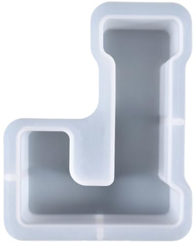 ALEFBET Silikonform Buchstaben Groß XXL - 18cm,Silikonformen Gießformen Buchstaben,DIY Silikon Gießform,Gipsformen zum Gießen,Epoxidharz Formen Buchstaben (L)