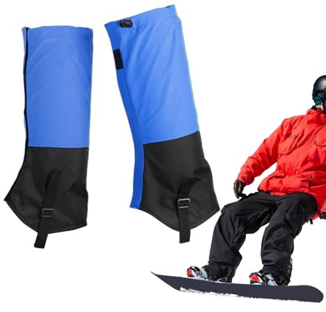 Polainas Impermeables para piernas de Senderismo, Protector de Pierna Ajustable para Hombres y Mujeres, Duradera para Botas de Nieve, senderos y Serpientes para Escalada, Caza y vadeo al Aire