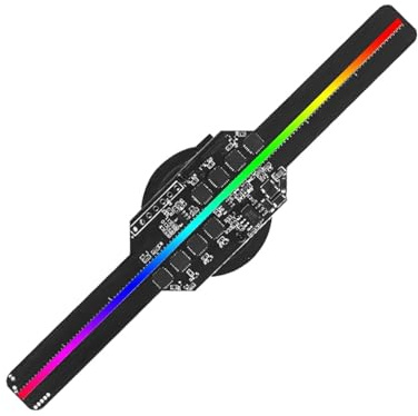 Miniproyector holográfico 3D con Pantalla LED Transparente de 14 cm for Halloween y Navidad Imágenes sin Bordes