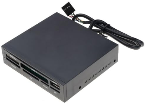 Hipzeepo per Computer Lettore di Schede Integrate Lettore di Schede Multifunzione per Un Disco Rigido HDD da 3,5 Pollici con Hub USB MS Duo SD MMC XD M2 TFLASH