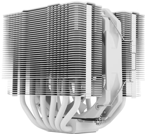 Thermalright TR Peerless Assassin 120 Mini White Ventilateur de processeur,6 tuyaux thermiques,technologie AGHP avec ventilateur PWM 120mm,vitesse 1500 tr/min,pour AMD:AM4/AM5/Intel LGA1851