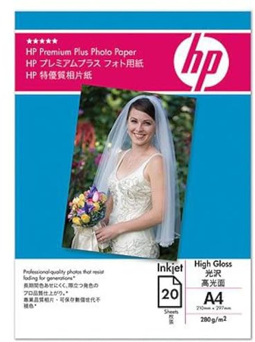 HP Premium Plus Fotopapier hochglänzend Multipack (2x 25 Blatt/10 x 15 cm plus Tab)