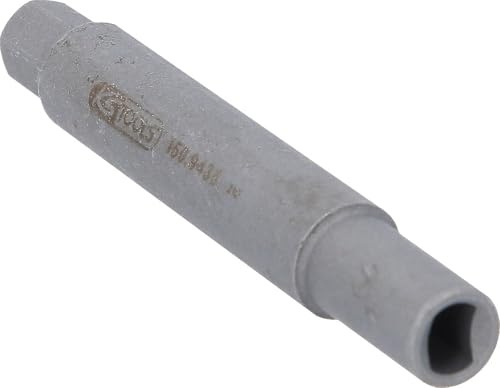 KS Tools 150.9435 Llave de vaso con punta de sufridera con perfil especial para amortiguadores de 10 mm, 5,2 x 8,0 mm
