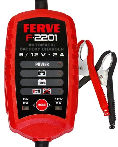 Ferve F-2201 Cargador de Baterías de Plomo Ácido