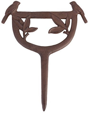 Antique Brown Cast Iron Outdoor Boot Scraper for Muddy Footwear