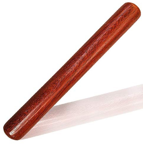 BAIYAN Redwood Tai Chi Kungfu Lineal,Traditionelle Chinesische Tai Chi Qigong Wushu Shaolin Lineal Stick,Handtrainer Greifkraft Stick,Trainingsgerät Stab NatürlichRedwood-40 * 3.5cm