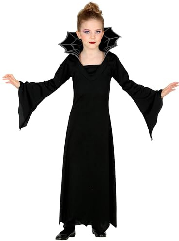 W WIDMANN MILANO Party Fashion - Kinderkostüm Vampir, Kleid, Gothic, Blutsauger, Halloween Verkleidung